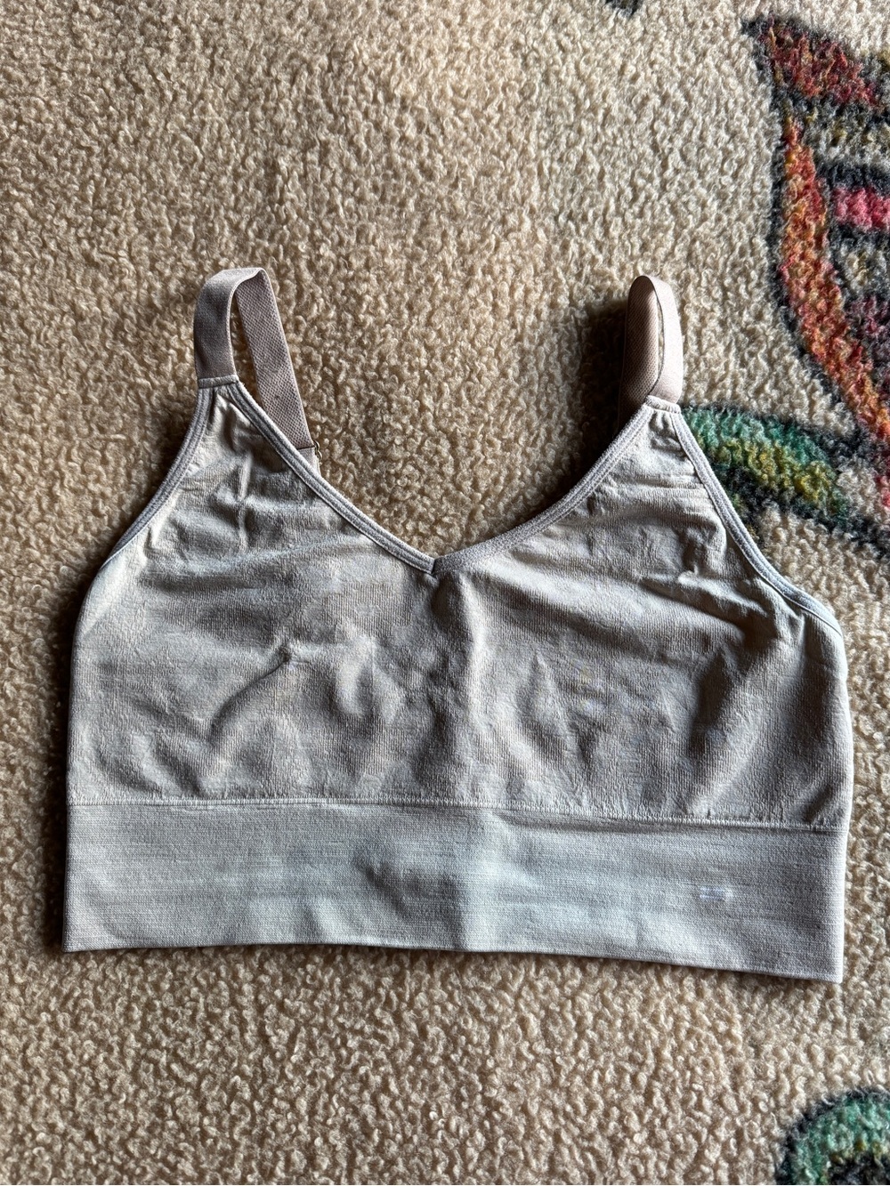 Seamless Light Beige Comfort Bralette
